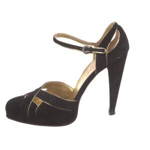 Miu Miu Suede D'Orsay Pumps Women's 7.5 | IT 37.5